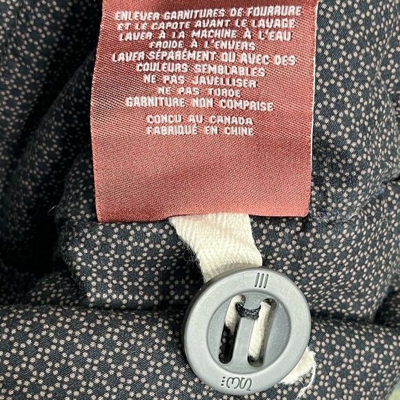 Three Stones Grey Fur Hooded Jacket Size Medium Winter Outdoor - Picture 11 of 13